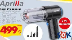 APRİLLA ŞARJLI OTO SÜPÜRGE